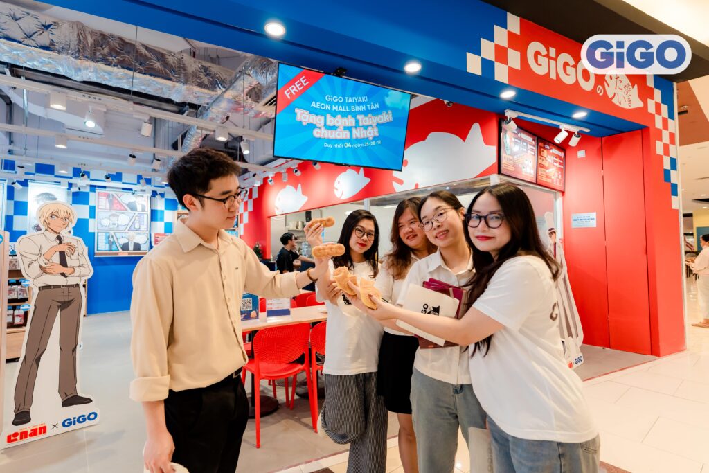 Sự kiện phát bánh miễn phí tại GiGO Taiyaki Aeon Mall Bình Tân